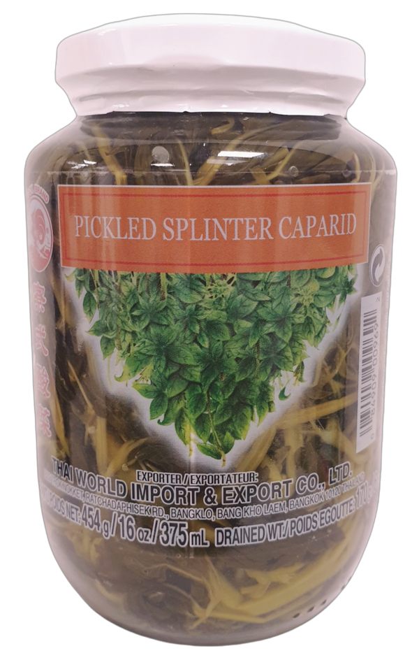 Pickled Splinter Caparid 454g (Cook Brand)ผักเสี้ยนดอง