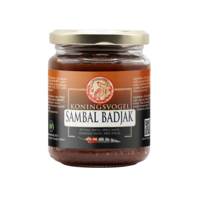 Koningsvogel Sambal Madame Jeanette Badjak 280g