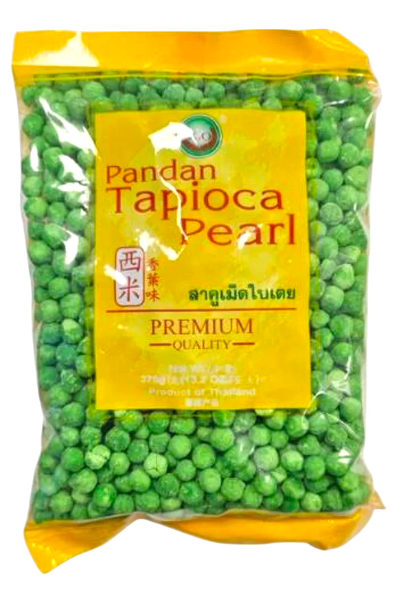 X.O TAPIOCA PEARL PANDAN (L) 375 G.