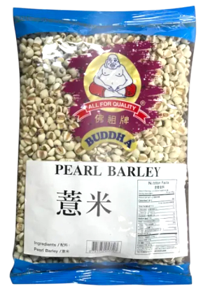 Pearl Barley ลูกเดือยแห้ง 400g (Buddha Brand)