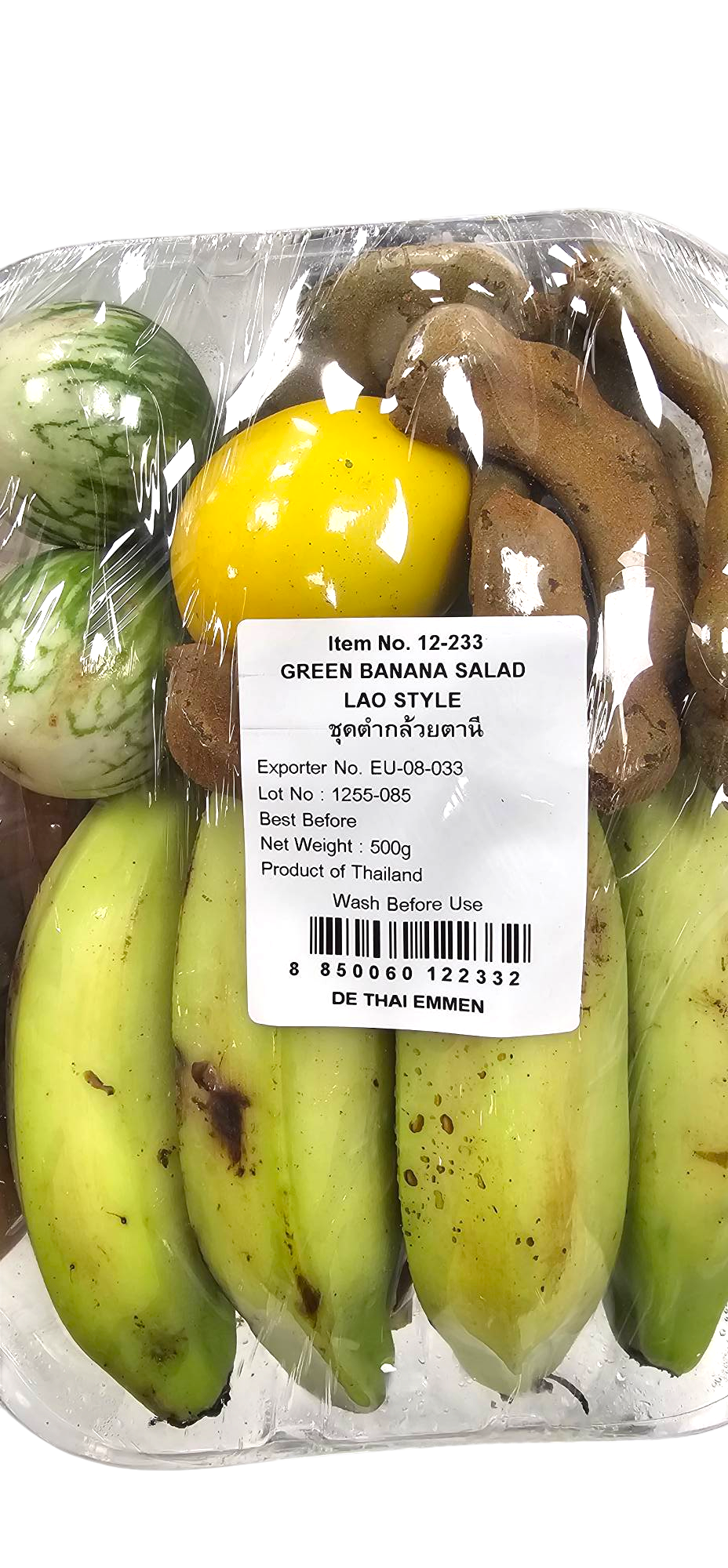 Green Banana Salad lao Style 500g ชุดตำกล้วย