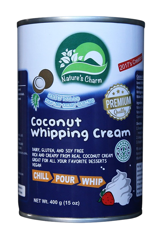 Coconut Whipping Cream 400g Nature's Charm