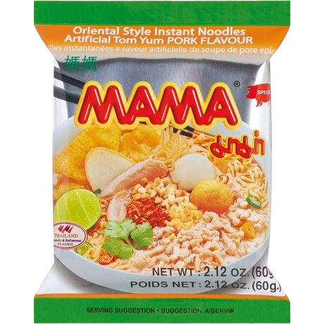 Instant Noodle Tom Yum  Pork Flavour 60g
