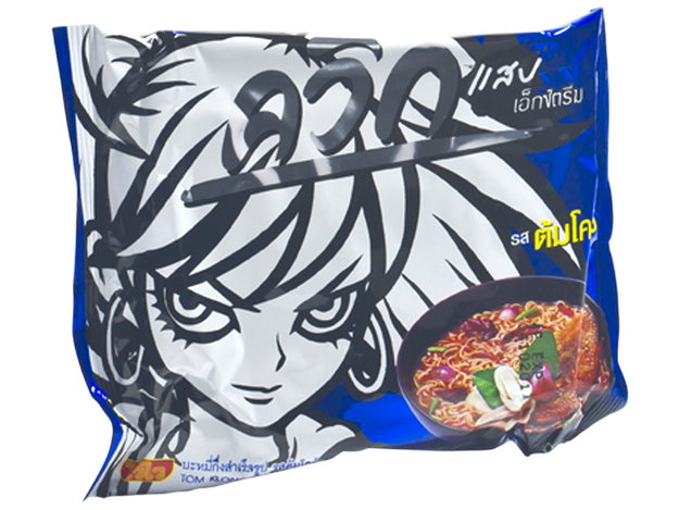 Inst. Noodles Tom Klong flavour-smoked fish- 60 G (Wai Wai)