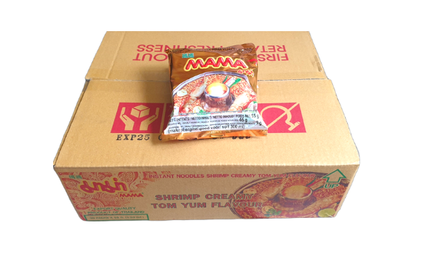 Noodles Shrimp Creamy tom Yum  30PKGSx55g (Mama Brand)