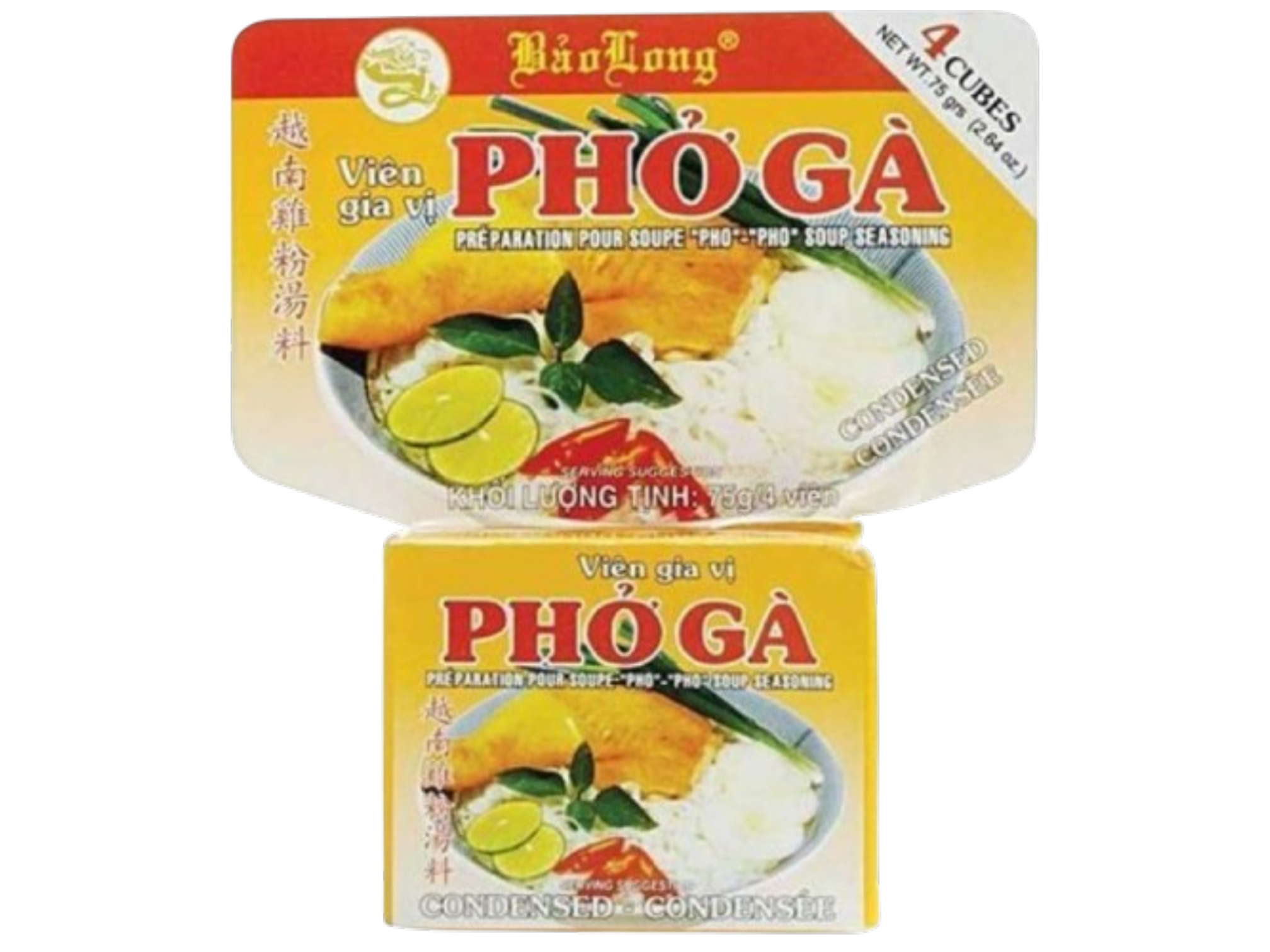 Broth Cubes Pho Ga (Chicken) Bao Long  75G