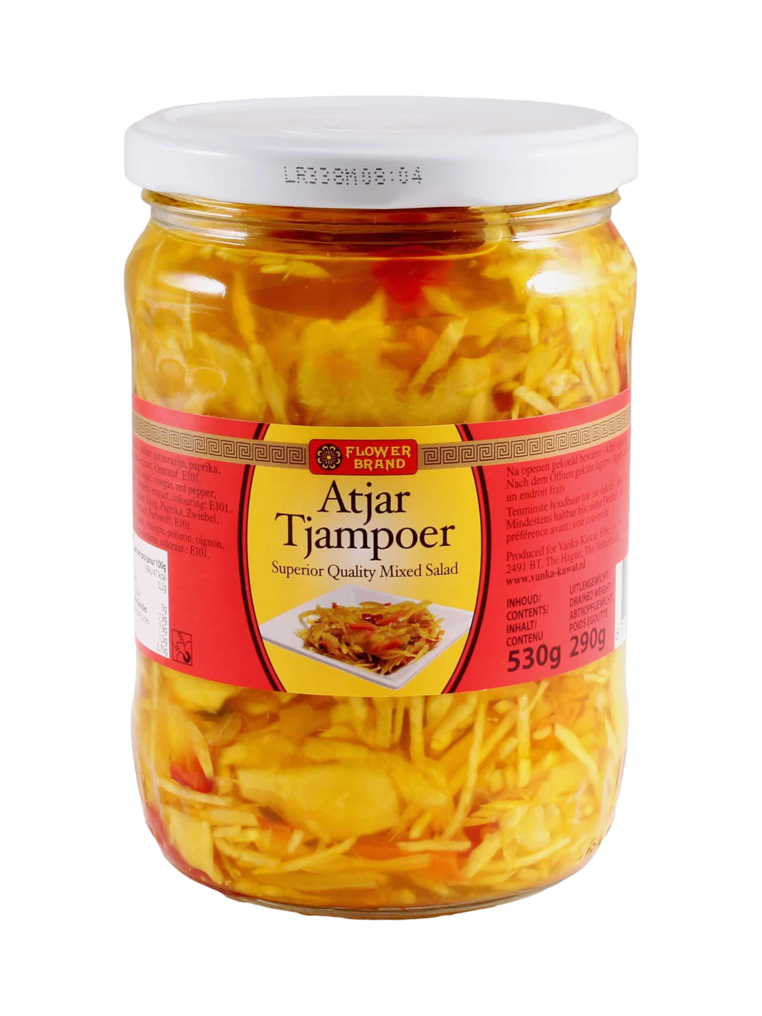 Atjar Tjampoer pt_Mixed salad 530g Flower Brand (1)