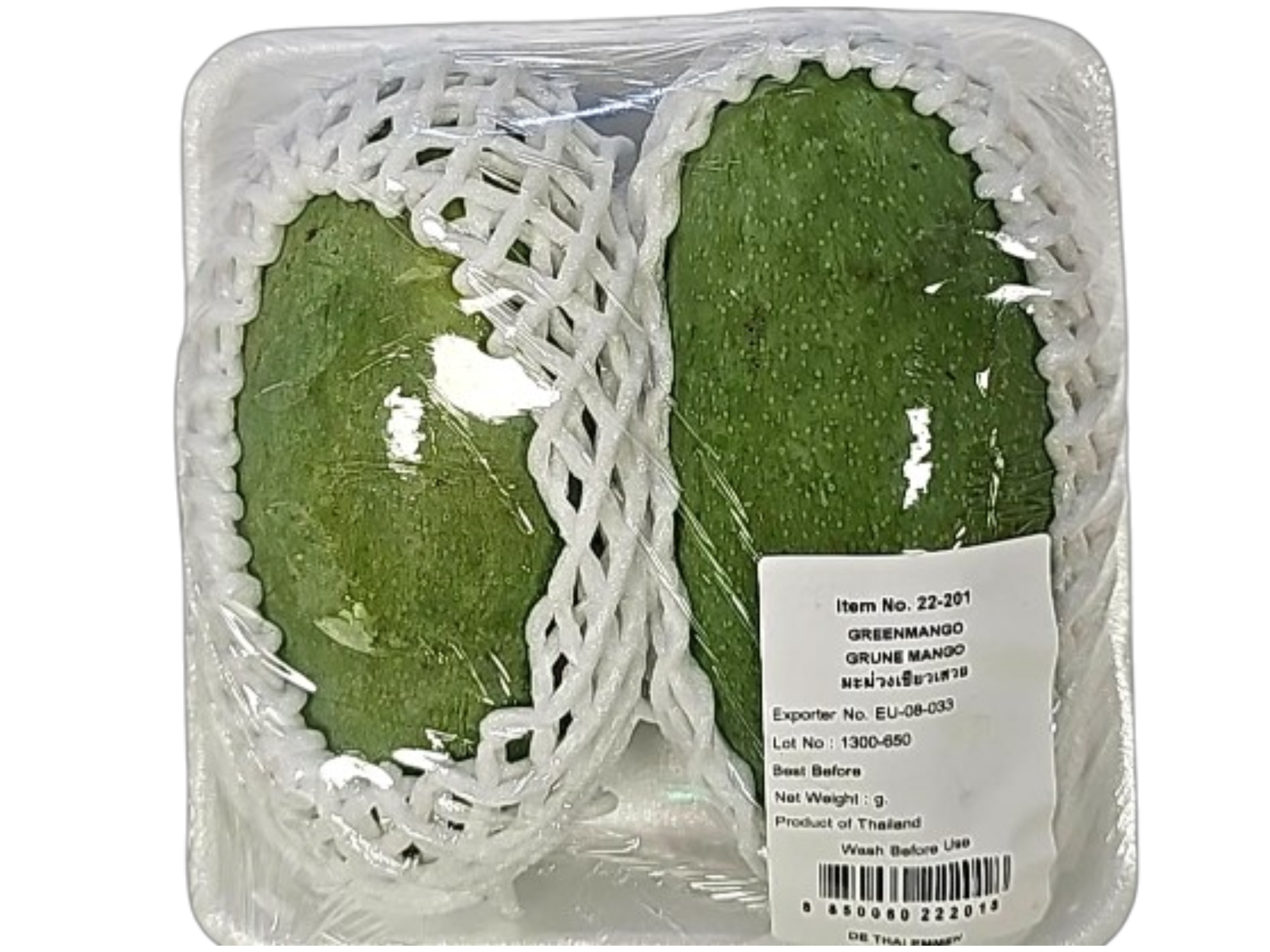 Thai Sweet green mango 25eu_Kilo_650g