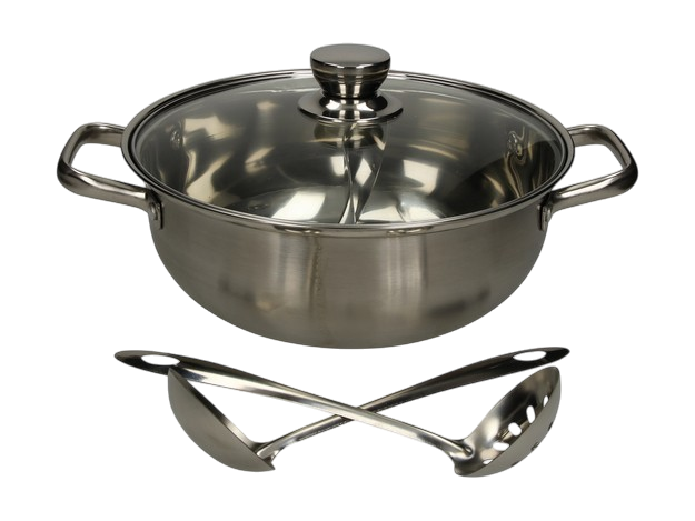 Stainless steel Yin Yang Hotpot 30CM (SUS Brand)