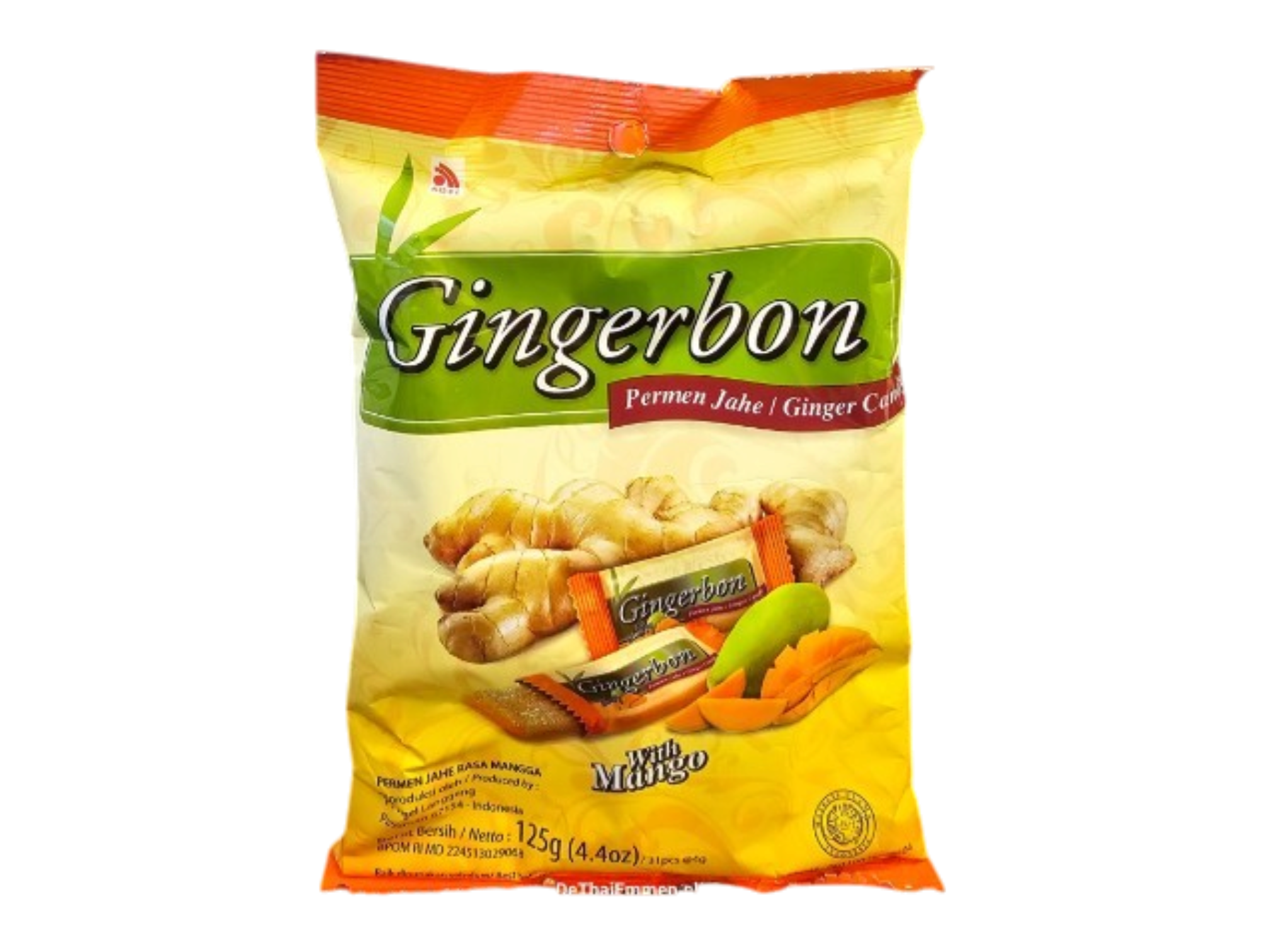 Agel Gingerbon Gember Bonbons Mango 125g